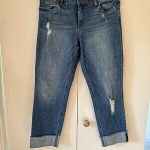 Kut from the Kloth Catherine Mid Rise Boyfriend - Size 10